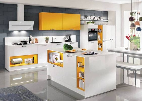 ترکیب رنگ کابینت های گلاس