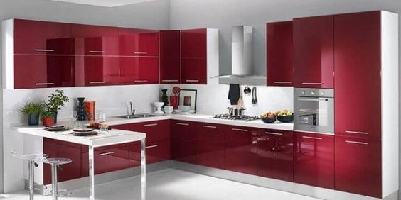 رنگهای کابینت های گلاس