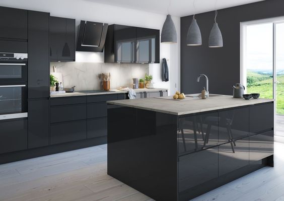 ترکیب رنگ کابینت های گلاس