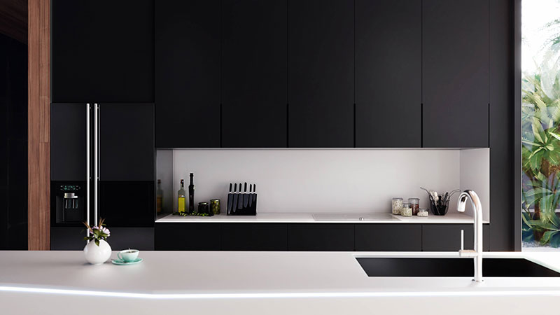 رنگ جدید کابینت مشکی