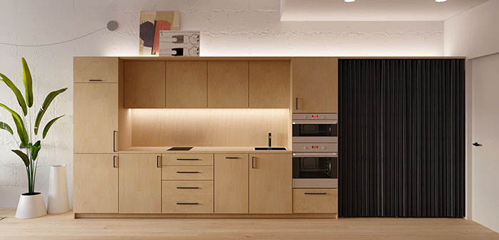 کابینت آشپزخانه یک طرفه