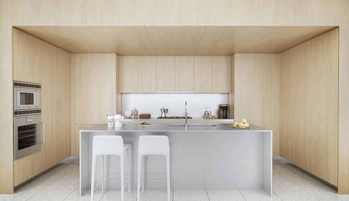 کابینت آشپزخانه مستطیل شکل