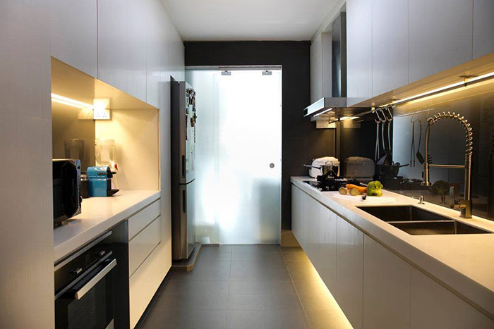 کابینت آشپزخانه مستطیل