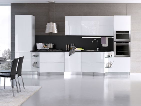 کابینت ام دی اف سفید براق
